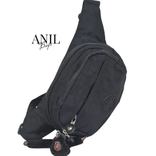 Bel Çantası Çapraz Omuz Çantası Suya Dayanıklı Anahtarlık Hediyeli - 3