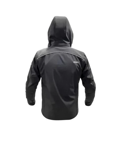 Forte Gt 1084 Babil Full Koruma 4 Mevsim Kışlık Softshell Motosiklet Montu 2XL Beden Siyah - 3