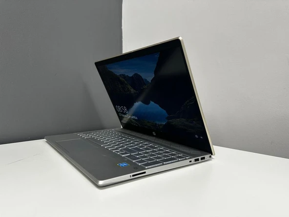 Hp Notebook 15-Cs0812No Pentıum Gold 4415U 8Gb 180Gb Ssd 15.6" Fhd Ips Grey(C Laptop) 2.EL 3Ay Garan - Resim 2