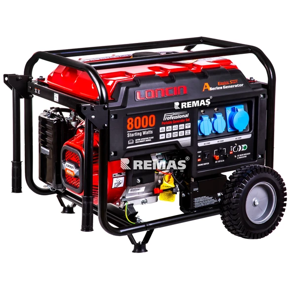 Loncin LC8000D-A Otomatik 8 kVA Monofaze Benzinli Jeneratör