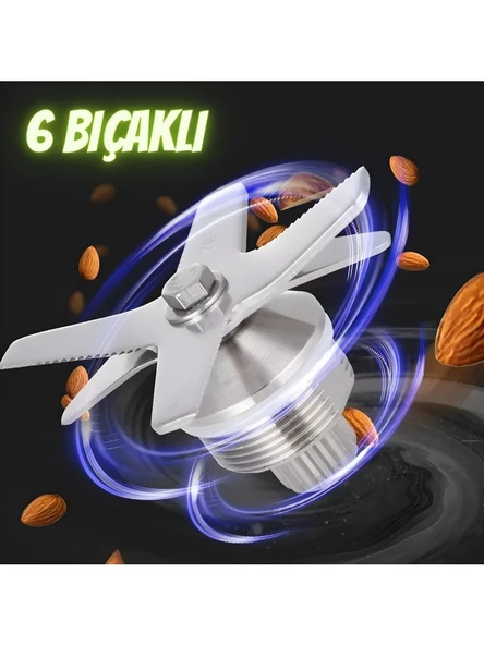 Vosco Vosco Bar Blender 2 Lt Buz Kırıcılı 1600W HS-767 (Siyah) - 3