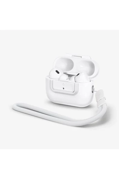 Spigen AirPods Pro / Pro (2. nesil) Koruma Kilidi Lock Fit M White - ASD06090 - 7