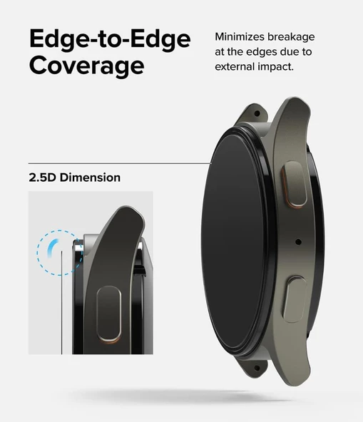 Samsung Galaxy Watch 7 40mm Kolay Uygulama Aparatlı Cam Ekran Koruyucu - 12