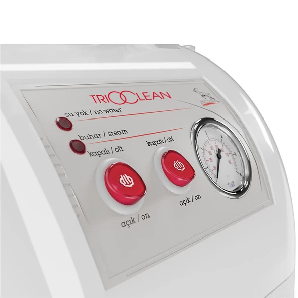 GAZZELLA TRİO CLEAN BUHARLI ÜTÜLEME VE TEMİZLEME ROBOTU - 2 LT ( PROFESYONEL ÜTÜ, FIRÇA,PİSTOLE VE TEMİZLİK APARATLARI DAHİL) - 7