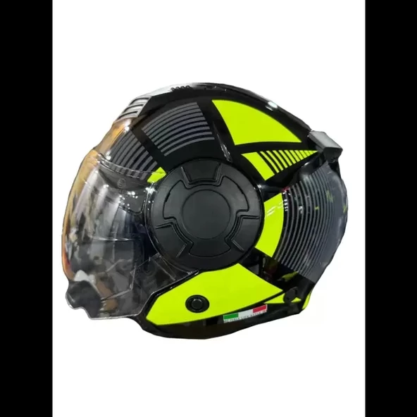 SWAY SW 766 OPEN FACE GEKO YELLOW Medium