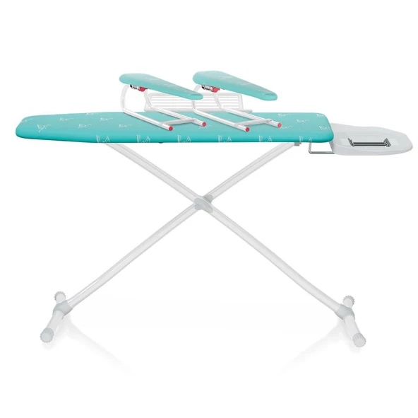 GAZZELLA "SQUAD" EV TİPİ ÜTÜ MASASI * DELUXE - ÇAMAŞIRLIKLI, KOL VE BEDEN APARATLI