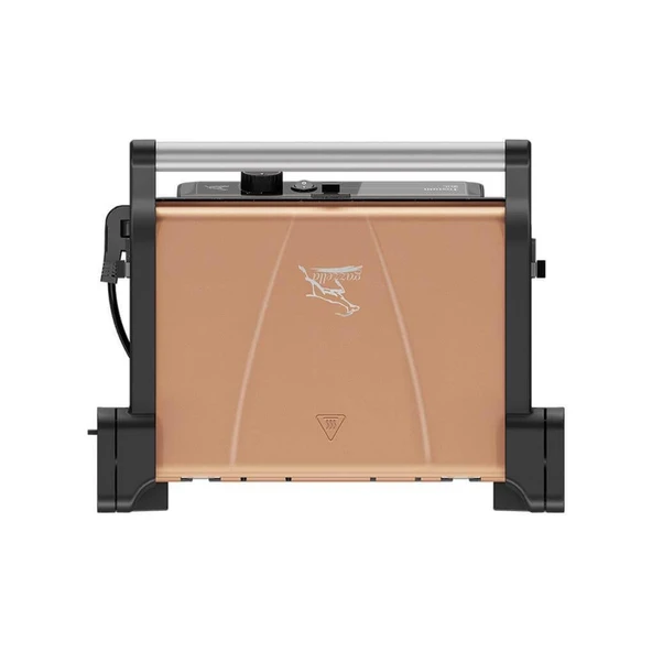 GAZZELLA "TOSTUM" TOST VE IZGARA MAKİNASI-ROSE GOLD Rose - 5