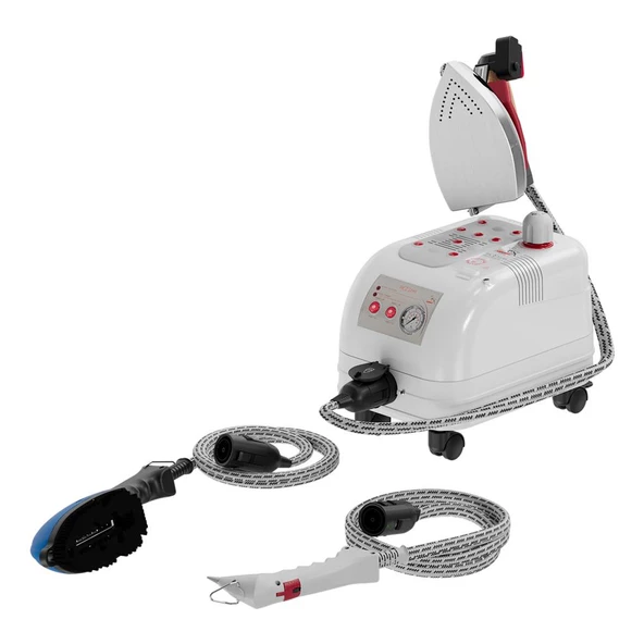 GAZZELLA TRİO CLEAN BUHARLI ÜTÜLEME VE TEMİZLEME ROBOTU - 2 LT ( PROFESYONEL ÜTÜ, FIRÇA,PİSTOLE VE TEMİZLİK APARATLARI DAHİL) - 2