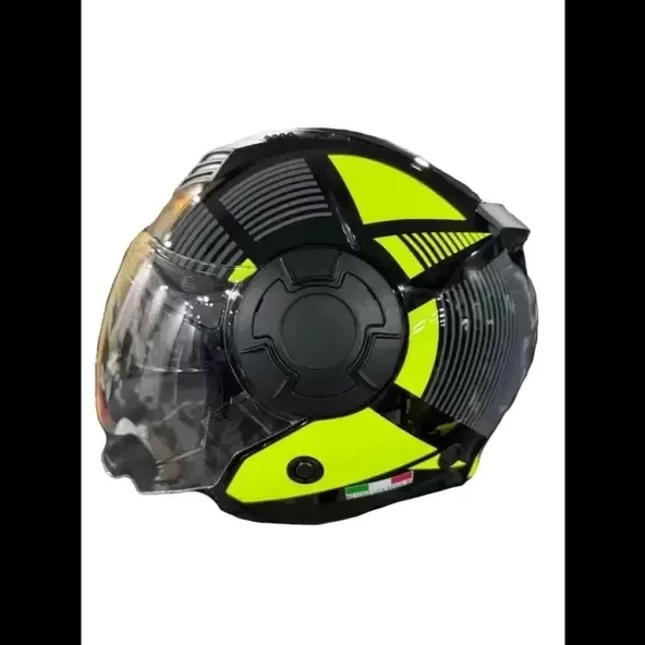 SWAY SW 766 OPEN FACE GEKO YELLOW Large