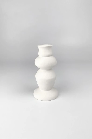 Şamdan Mumluk Seramik Bisküvi Tekli (Ham Ürün) ürün görseli