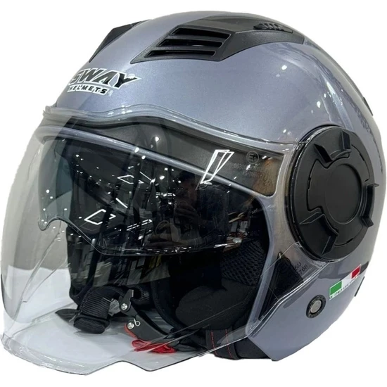 SWAY SW 766 OPEN FACE GLOSS GREY Medium - 2