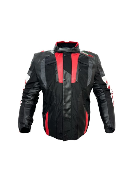 Forte Gt 2001077 Simurg Deri Full Koruma Mevsimlik Motosiklet Montu XL Beden Siyah - 2