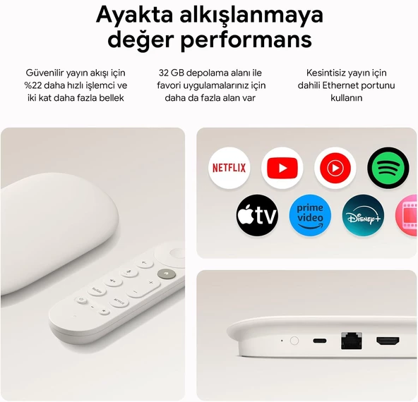Google TV Streamer | 4K | 32 GB | Voice Remote - 6