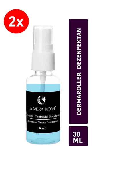 2 Adet - Dermaroller Dezenfektanı Antiseptik, Dermapen Dermaroller Dezenfektan Sprey 30 ml