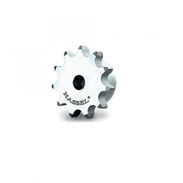 Hassel 04B1 6mm 1 Sıra 15 Diş Zincir Dişli - 1