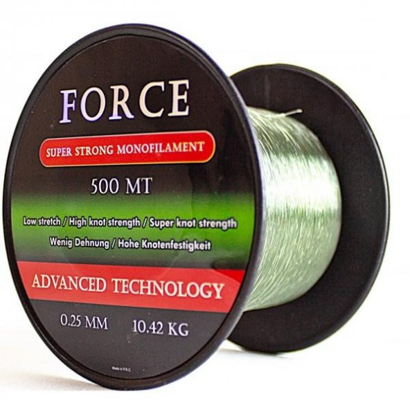 Effe Force Misina 500 Metre Bobin (Yeşil) 0.45 MM