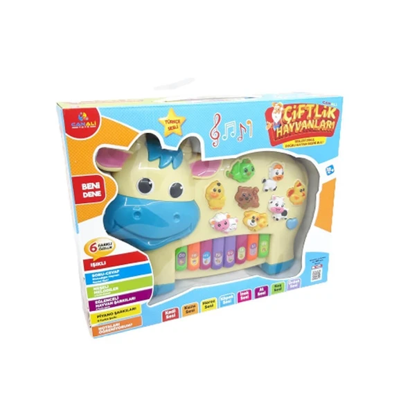 31 cm  Türkçe Müzikli Eğitici Piyano  3278