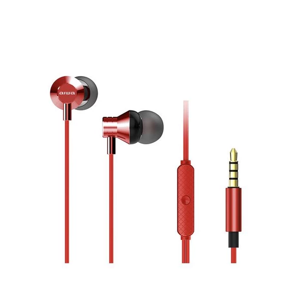 Aiwa ESTM-50RD Kulak İçi Kulaklık Kırmızı