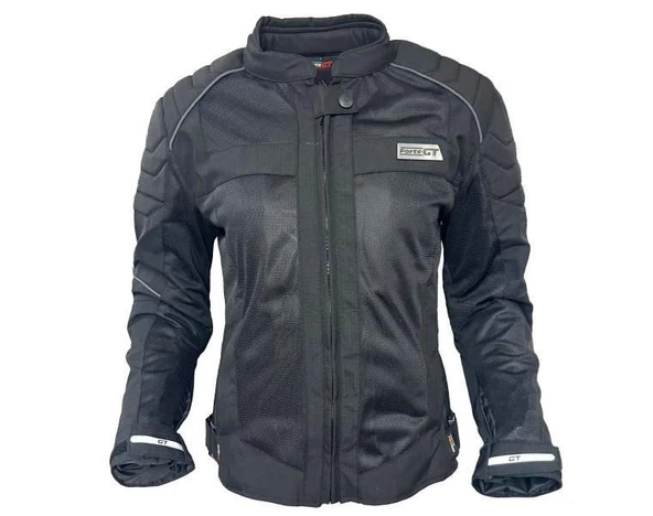 Forte Gt 2001057 Dark Night Kadın Yazlık 3 Kademeli Korumalı Motosiklet Montu S Beden - 2