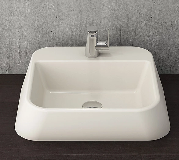Bocchi Firenze Batarya Banklı Çanak Lavabo Bisküvi 1074-014-0126