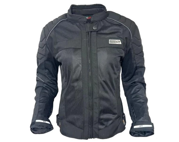 Forte Gt 2001057 Dark Night Kadın Yazlık 3 Kademeli Korumalı Motosiklet Montu L Beden - 2