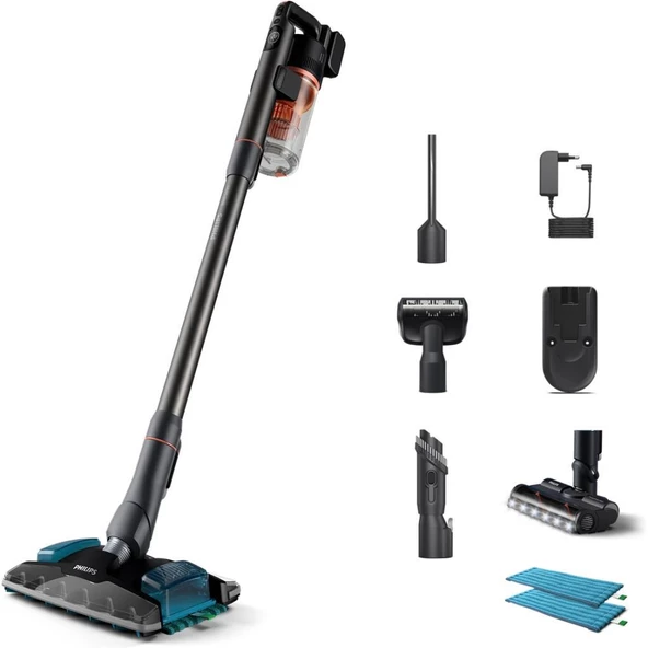 Philips XC8054/01 8000 Serisi Aqua Plus 25,2 V Kablosuz Dikey Şarjlı Süpürge