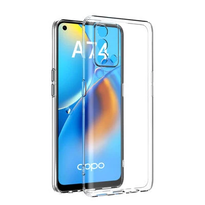 TechnoGuru  Oppo A74 4G Kamera Korumalı Şeffaf Sheer Premium Silikon Kılıf