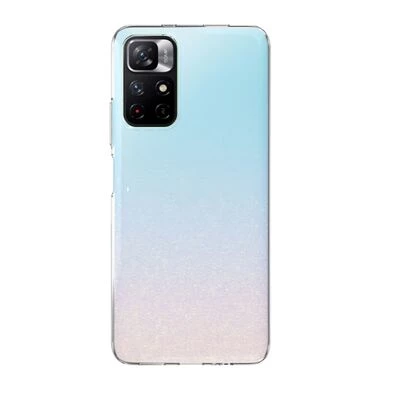 TechnoGuru  Redmi Note 11 Pro Plus 5G Esnek ve Şeffaf Sheer Premium TPU Silikon Kılıf