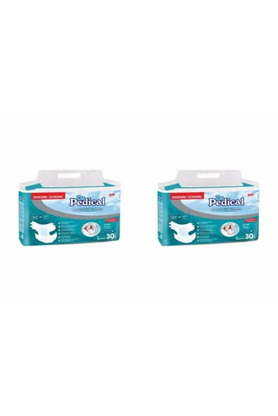 Dr. Pedical Belbantlı Büyük Boy L 30'lu 2 Adet Hasta Bezi