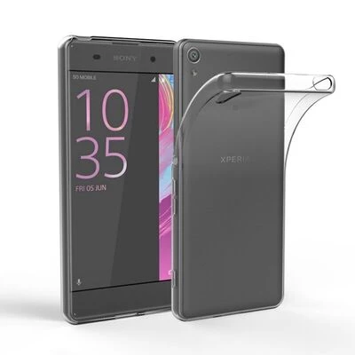 TechnoGuru  Sony Xperia X Esnek ve Şeffaf Sheer Premium TPU Silikon Kılıf