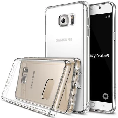 TechnoGuru  Samsung Galaxy Note 5 Esnek ve Şeffaf Sheer Premium TPU Silikon Kılıf