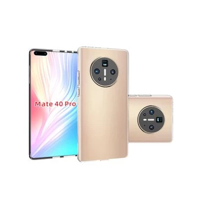 TechnoGuru  Huawei Mate 40 Pro Esnek ve Şeffaf Sheer Premium TPU Silikon Kılıf