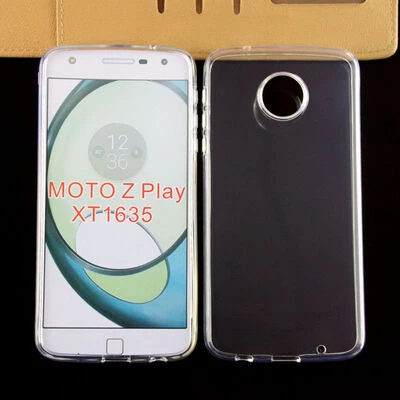 TechnoGuru  Lenovo Moto Z Play Esnek ve Şeffaf Sheer Premium TPU Silikon Kılıf