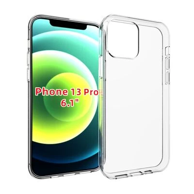 TechnoGuru  iPhone 13 Pro Esnek ve Şeffaf Sheer Premium TPU Silikon Kılıf