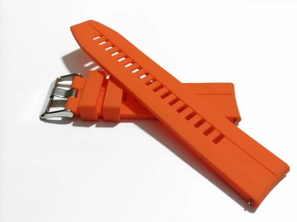 Fado Akıllı Saat Kordonu Akıllı Pimli Silikon 20 mm (75 ) Oranj renk