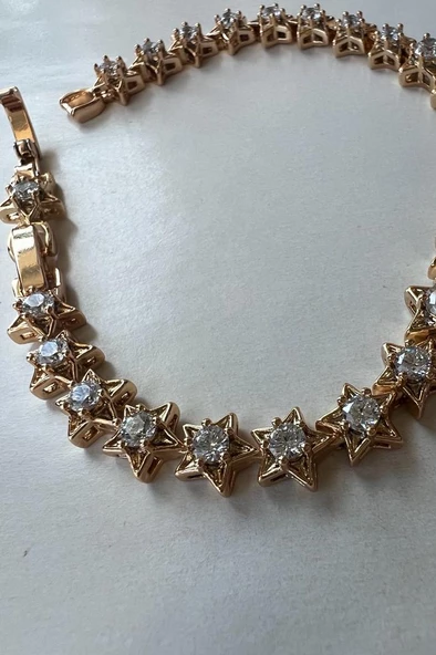 YILDIZ SU YOLU( altın kaplama bileklik)( bir adet ) - 2