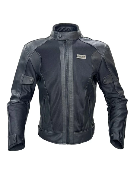 Forte Gt 2002003 Black Panther Hakiki Deri Full Koruma Mevsimlik Motosiklet Montu M Beden Siyah - 2