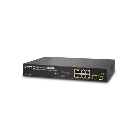 Planet PL-GS-4210-8P2S Yönetilebilir PoE Switch