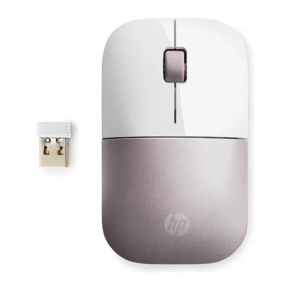 Hp 4Vy82Aa Z3700 Kablos Mouse White/Pink