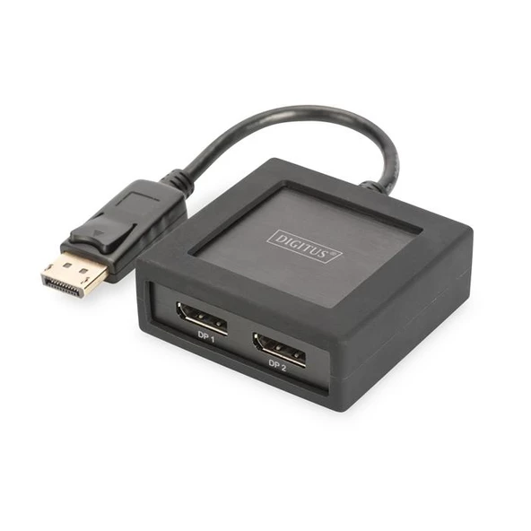 DS-45404 Digitus 2 Port 4K DisplayPort Çoklayıcı, UltraHD/4K2K/60Hz, 4096 x 2160p<br>Digitus 4K  DisplayPort Splitter, 1 x 2