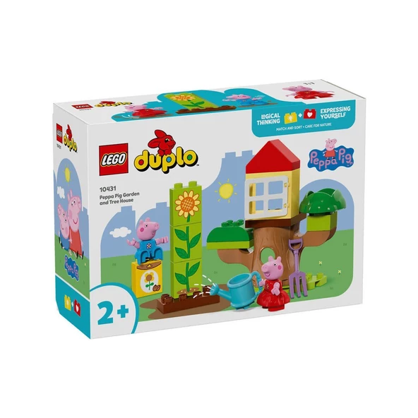 10431 Lego Duplo Peppa Pig Bahçe Ve Ağaç Ev 20 Parça +2 Yaş