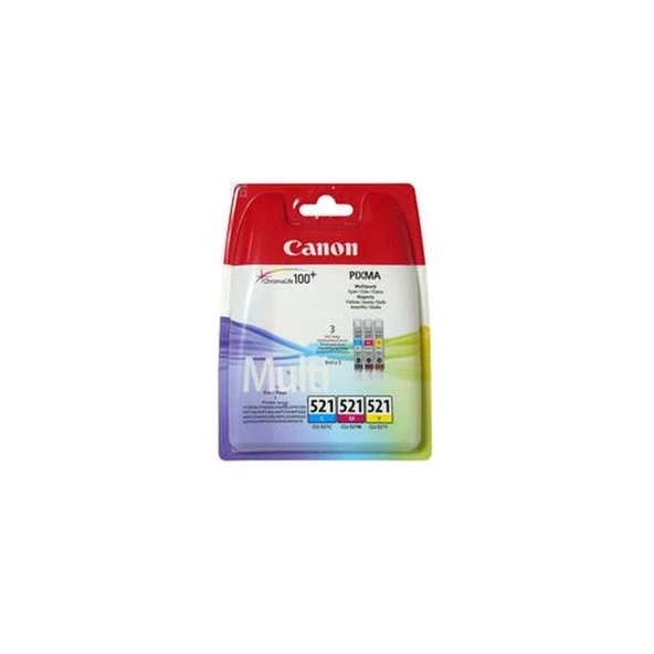Canon Cli-521 C/M/Y Multipack Mürekkep Kartuş