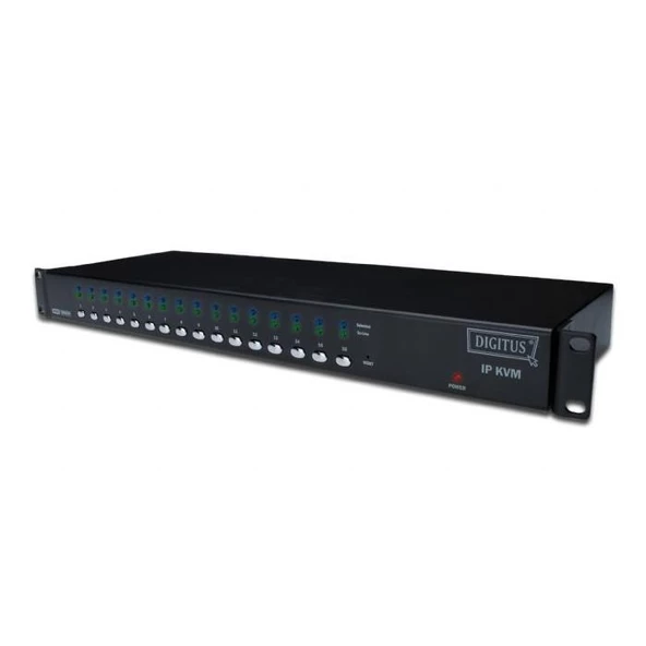 DS-23300 16 Port PS/2 - USB KVM on the NET™, 1 Lokal 1 Uzak Kullanıcı Erişimi