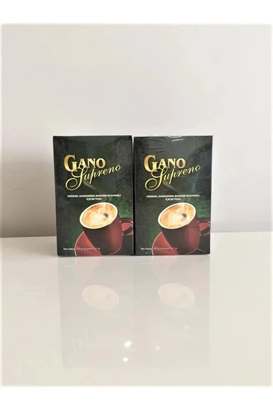 Gano Supreno Ginseng, Ganoderma Mantarı ve Kahveli İçecek 2'li Paket