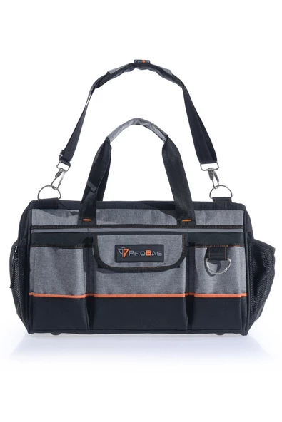 Probag Bez El Takım Çantası L Suya Dayanıklı, Elde ve Omuzda Taşıma Hırdavat Alet Çantası PB-TÇ0002