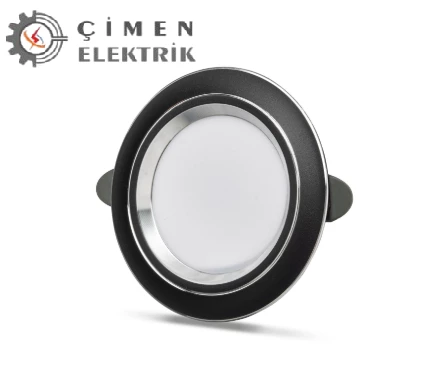 NOAS YL38 0530 Siyah Kasa Led Spot 5W 3 Renkli