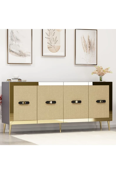 DEMONTE DECOR DARKDH (KB150) KONSOL ANTRASİT HAZERAN ALTIN - 2