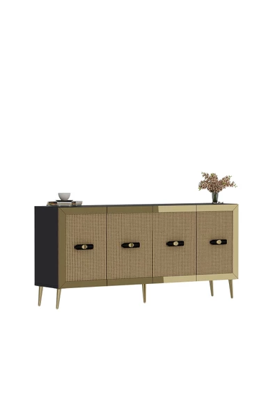 DEMONTE DECOR DARKDH (KB150) KONSOL ANTRASİT HAZERAN ALTIN - 4