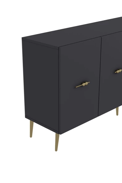 DEMONTE DECOR NORMDD (KB150) KONSOL ANTRASİT-CEVİZ - 5