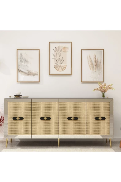 DEMONTE DECOR DARKDH (KB150) KONSOL ANTRASİT HAZERAN GÜMÜŞ